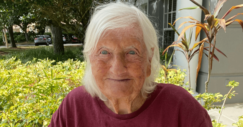 Wanda V a holocaust survivor from Tampa gardens Senior Living