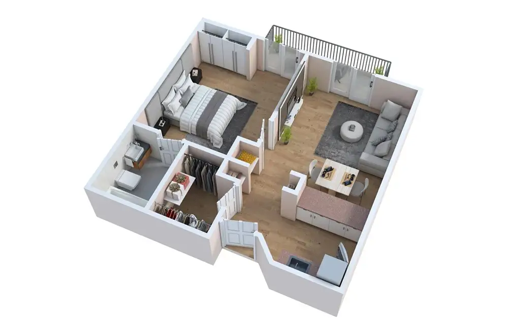 One Bedroom One Bedroom